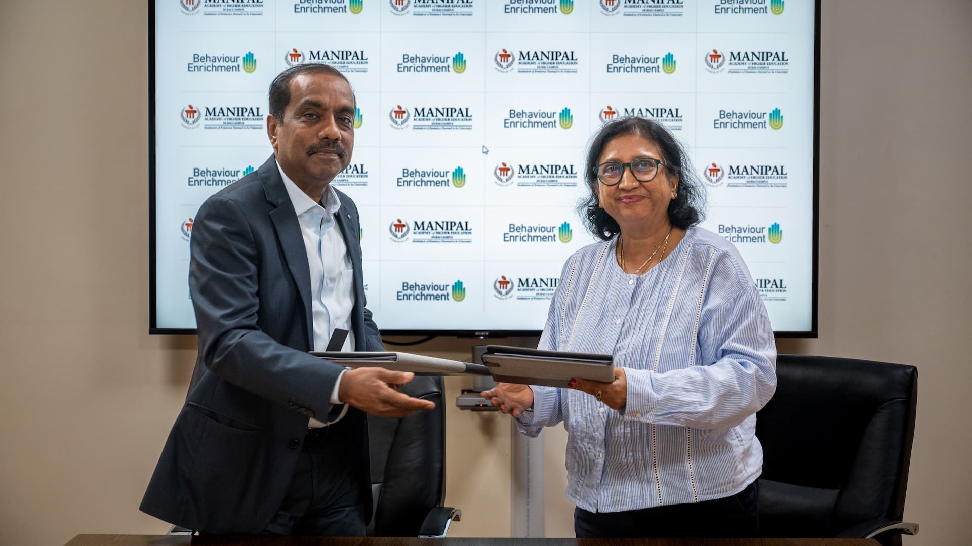 Manipal Academy of Higher Education Dubai signs Agreement with Behaviour Enrichment