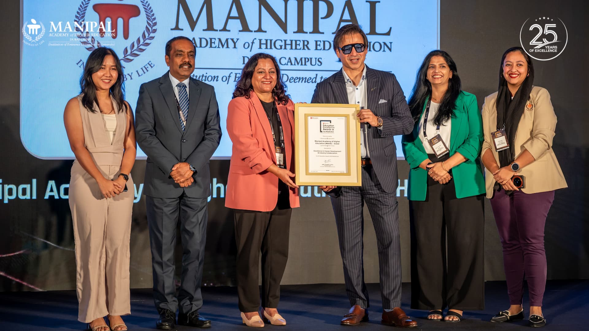 MAHE Dubai shines at The Economic Times (ET) Education Excellence Awards 2025 – Middle East